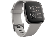FITBIT FB507GYSR Versa 2 (NFC) Smartwatch Aluminium Silikon, S,L, Stone/Mist Grey