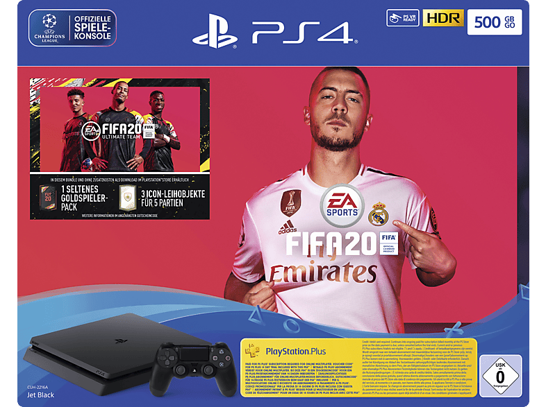 playstation 4 500gb fifa 20 bundle