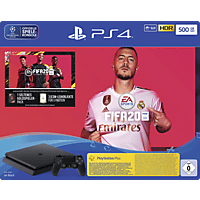 SONY Playstation 4 500GB Jet Black: EA Sports Fifa 20-Bundle