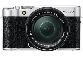 FUJIFILM X-A20/XC 15-45 mm ezüst fényképezőgép szett