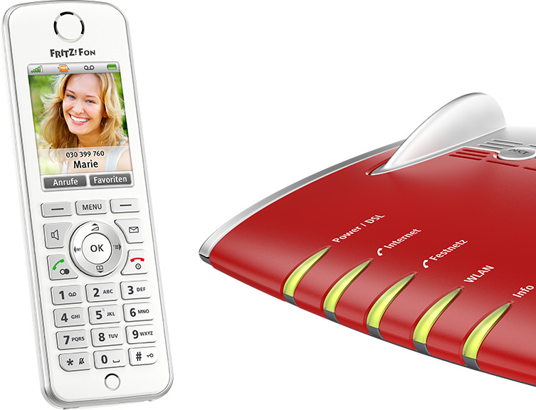 AVM FRITZ!Fon C4 Schnurloses Telefon (DECT), Weiß