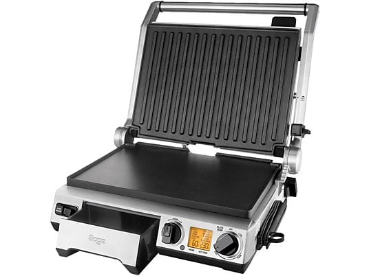 SAGE the Smart Grill Pro - Gril contact (Argent/Noir)