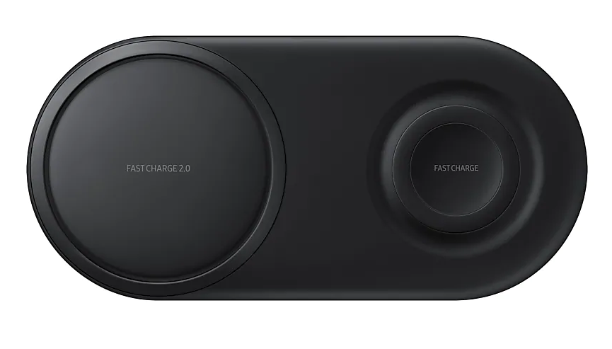 Cargador inalámbrico - Duo Pad EP-P5200, 12W, 2 Dispositivos, Negro