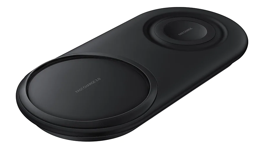 Cargador inalámbrico - Duo Pad EP-P5200, 12W, 2 Dispositivos, Negro