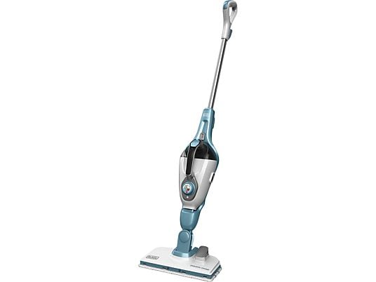 BLACK+DECKER FSMH1321JSM-QS - Balai Vapeur avec nettoyeur à main - 1300 W - Blanc/Bleu - Nettoyeurs à vapeur (Blanc/Bleu)