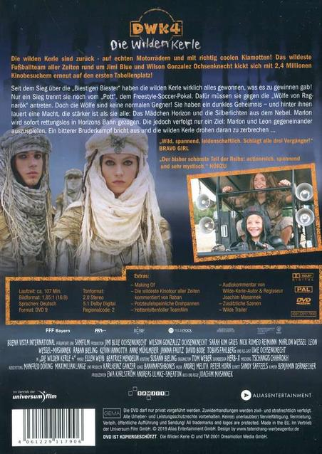 DVD-Cover mit Wüstenszene und Text. Enthält Bilder von Menschen und Text auf Deutsch.