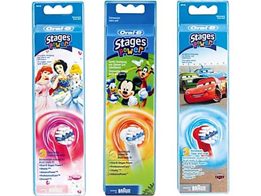 ORAL B Brossette Stages Power Kids (EB 10-3)