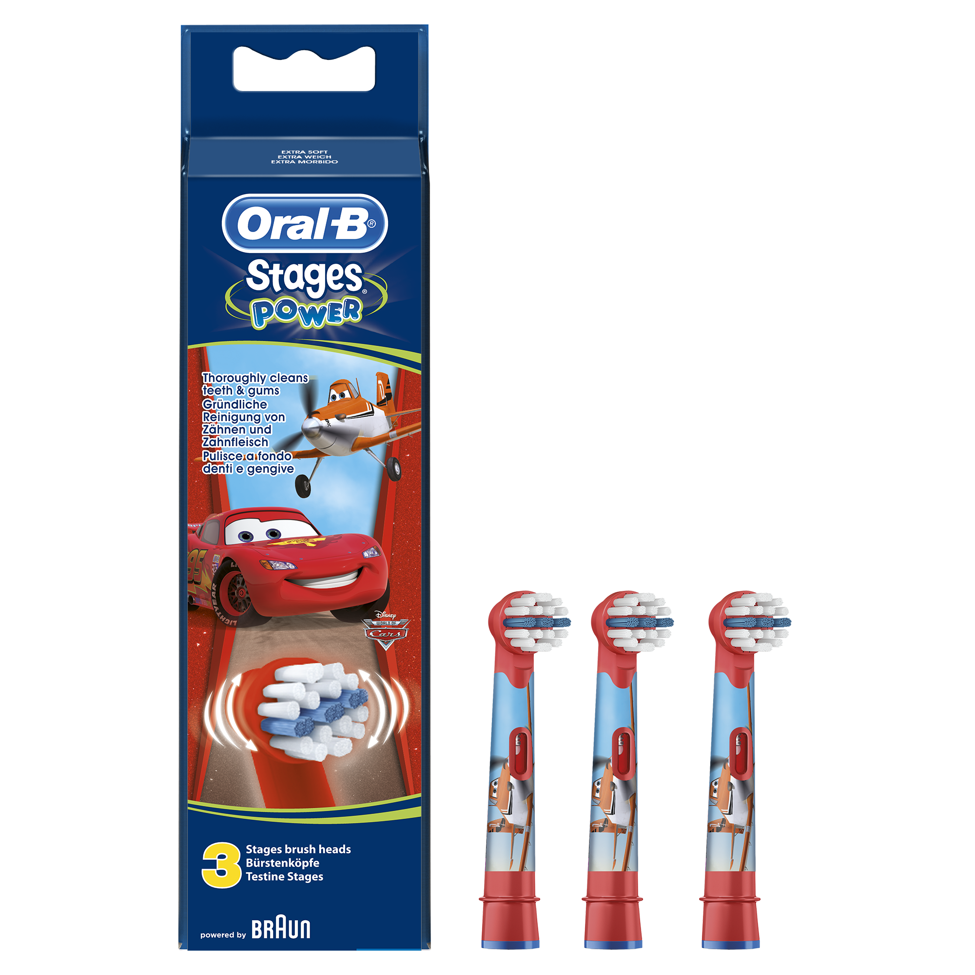 ORAL B Opzetborstel Stages Power Kids (EB 10-3)