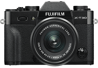 FUJIFILM X-T30 + XC 15-45 mm objektív Kit, fekete