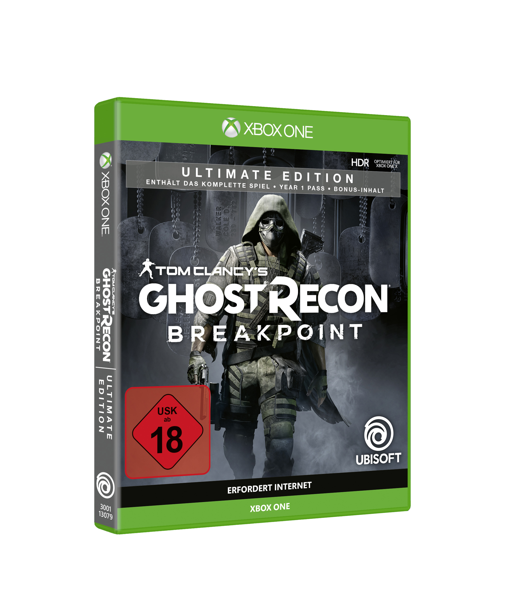 Xbox One Spielhülle für Tom Clancy's Ghost Recon Breakpoint, Ultimate Edition.