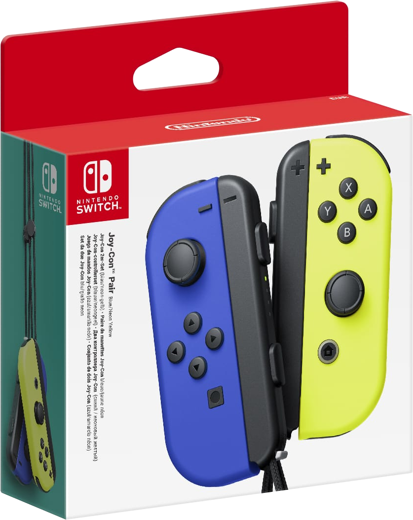 Nintendo Switch NINTENDO SWITCH JOY-CON… NINTENDO Switch Joy-Con | Controller (Blau/Neon-Gelb