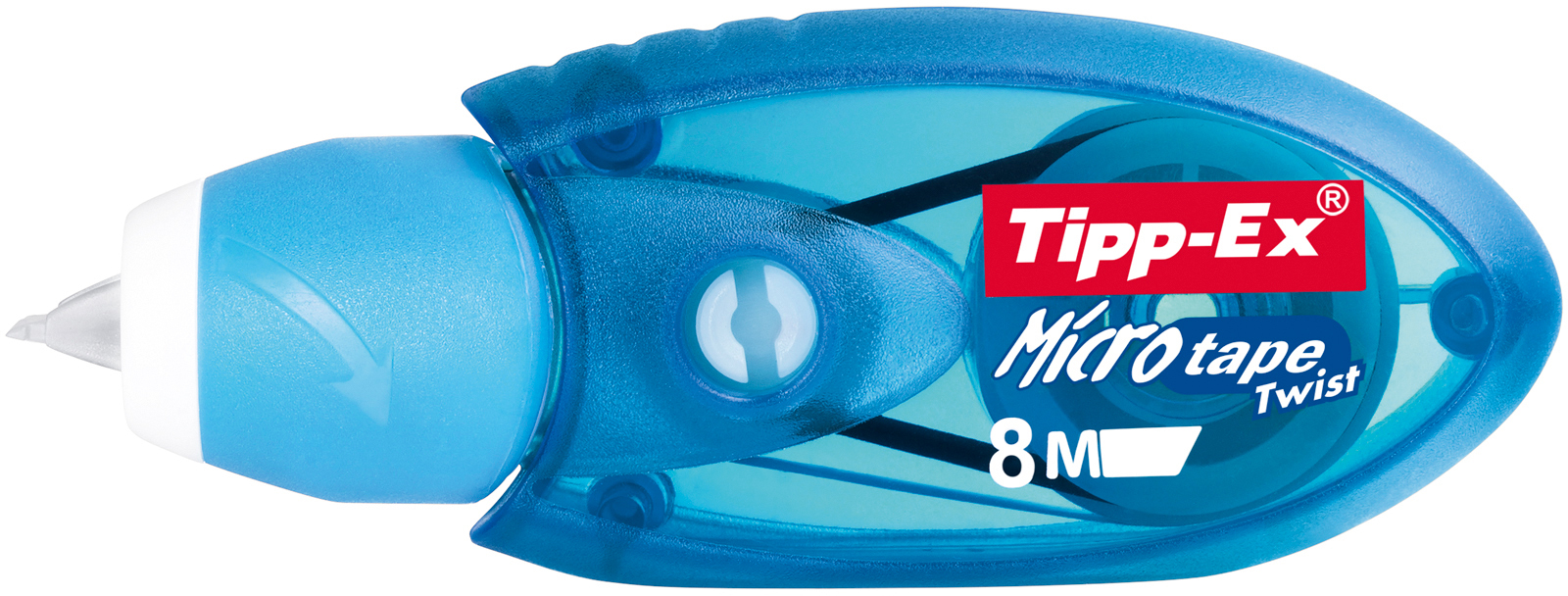 BIC Tipp-Ex Micro Tape Twist Korrekturroller Blau oder Rot (Farbauswahl nicht möglich)