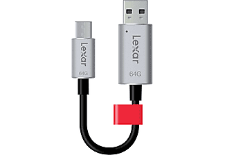 LEXAR Jumpdrive C20C USB TYPE-C 64GB Taşınabilir Bellek Metalik Gümüş