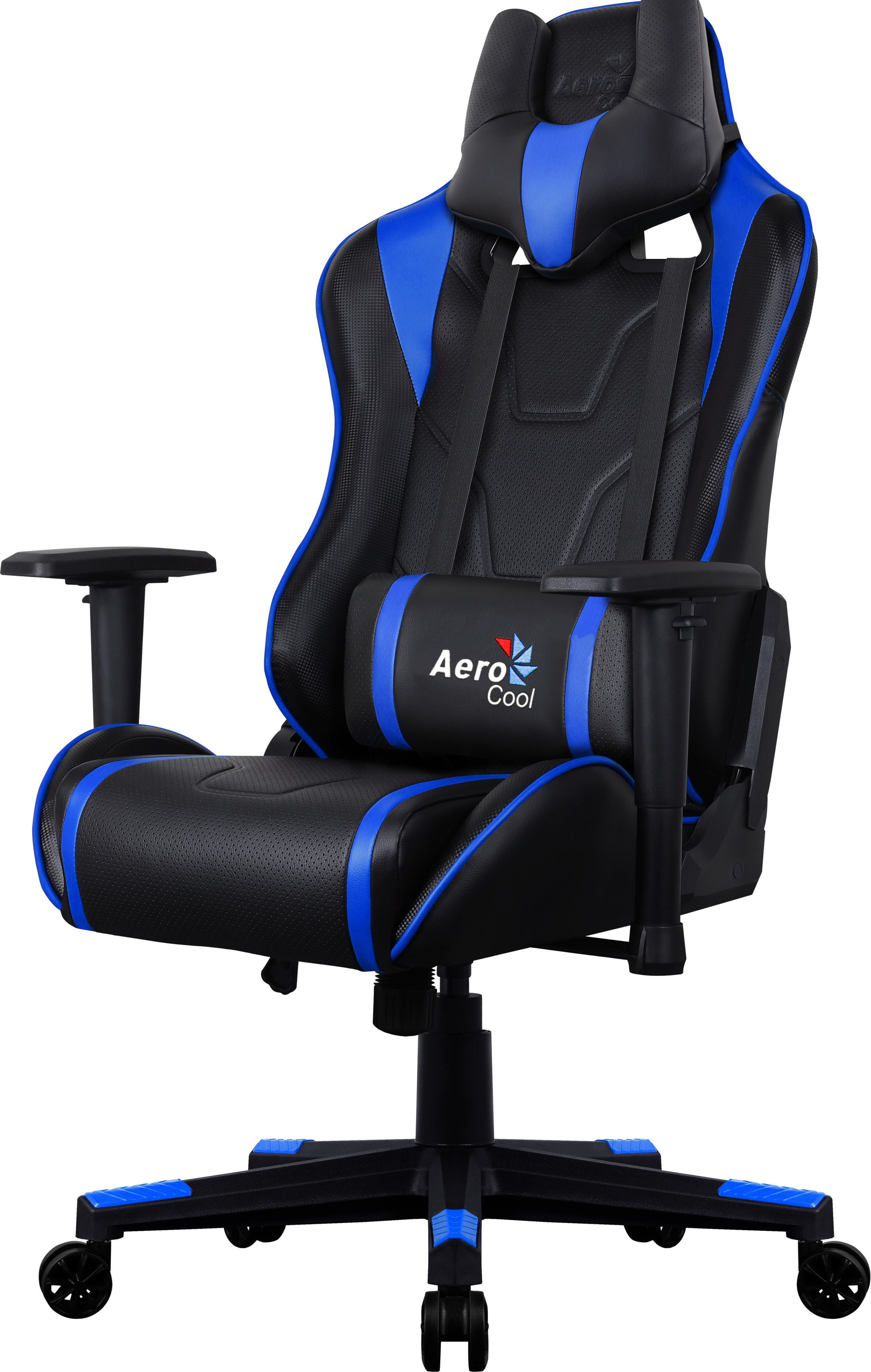 AEROCOOL AC220 AIR Gaming Stuhl, Schwarz/Blau