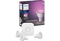 PHILIPS HUE Starterkit - wit en gekleurd licht - GU10