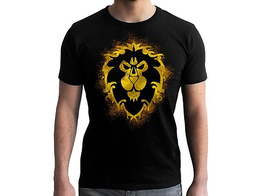 ABYSSE CORP World of Warcraft: Alliance L - T-Shirt (Schwarz)