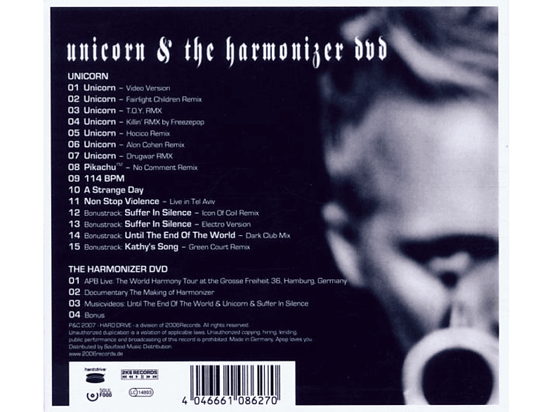 Apoptygma Berzerk - Unicorn & Harmonizer  - (CD + DVD Video)
