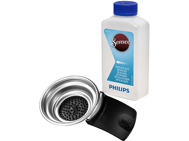 PHILIPS Pack Senseo Original Noir Carbone + Canister Argent + 2