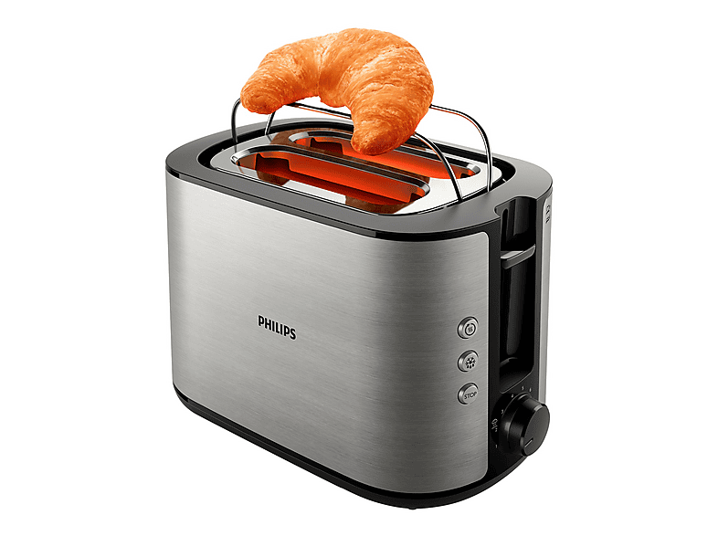 Philips HD2650/90 Toaster (rostfreier Edelstahl, 950 Watt, Schlitze: 2) — Foto 3 von 5