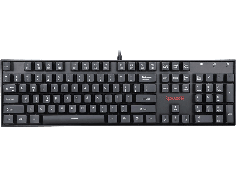 REDRAGON K551 Mitra mechanikus Gamer billentyűzet, Piros háttérvilágítás, Brown switch, Magyar kiosztás (K551-1)