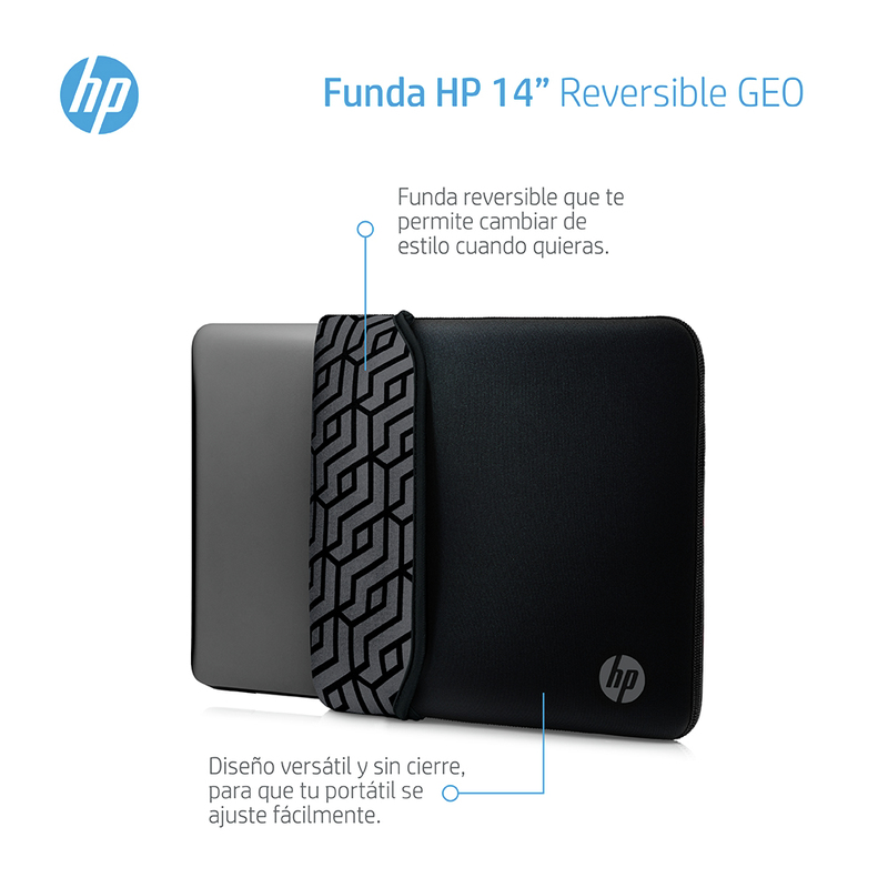 Maletín para portátil - HP Chroma Geo Rev Sleeve/14/B-G/2Tx16Aa