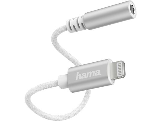HAMA Adapter ILTN/AUX3 - Lightning-Adapter (Weiss)