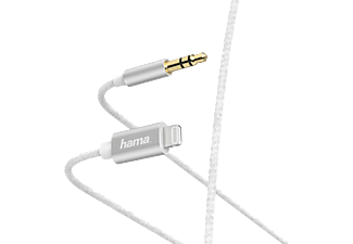 HAMA Cable ILTN/AUX3 - Câble audio (Blanc)