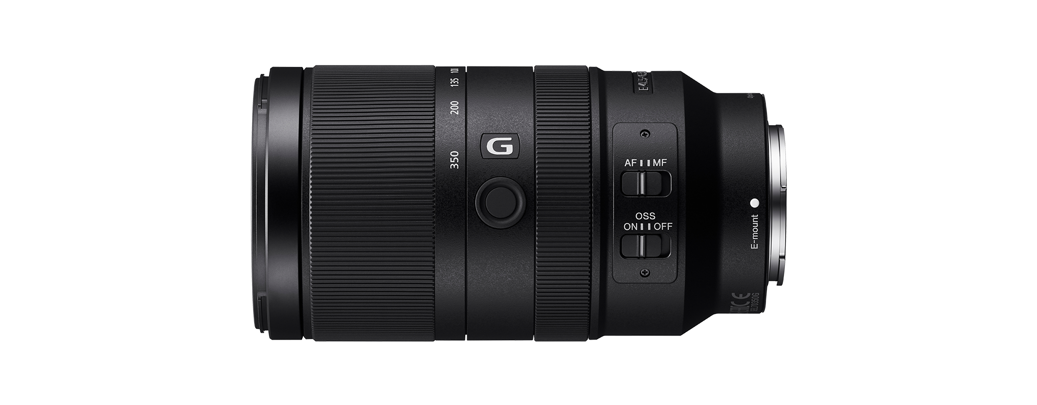 G-Lens, Circulare f/4.5-6.3 SONY für ASPH, - Sony 350 70 E-Mount, mm mm ED, FHB, OSS, (Objektiv Schwarz) Blende, DMR SEL70350G