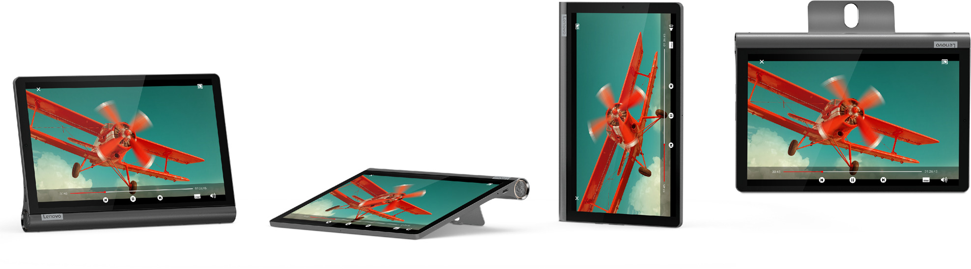 LENOVO Yoga Smart Tab, Tablet, 64 GB, 10,1 Zoll, Schwarz