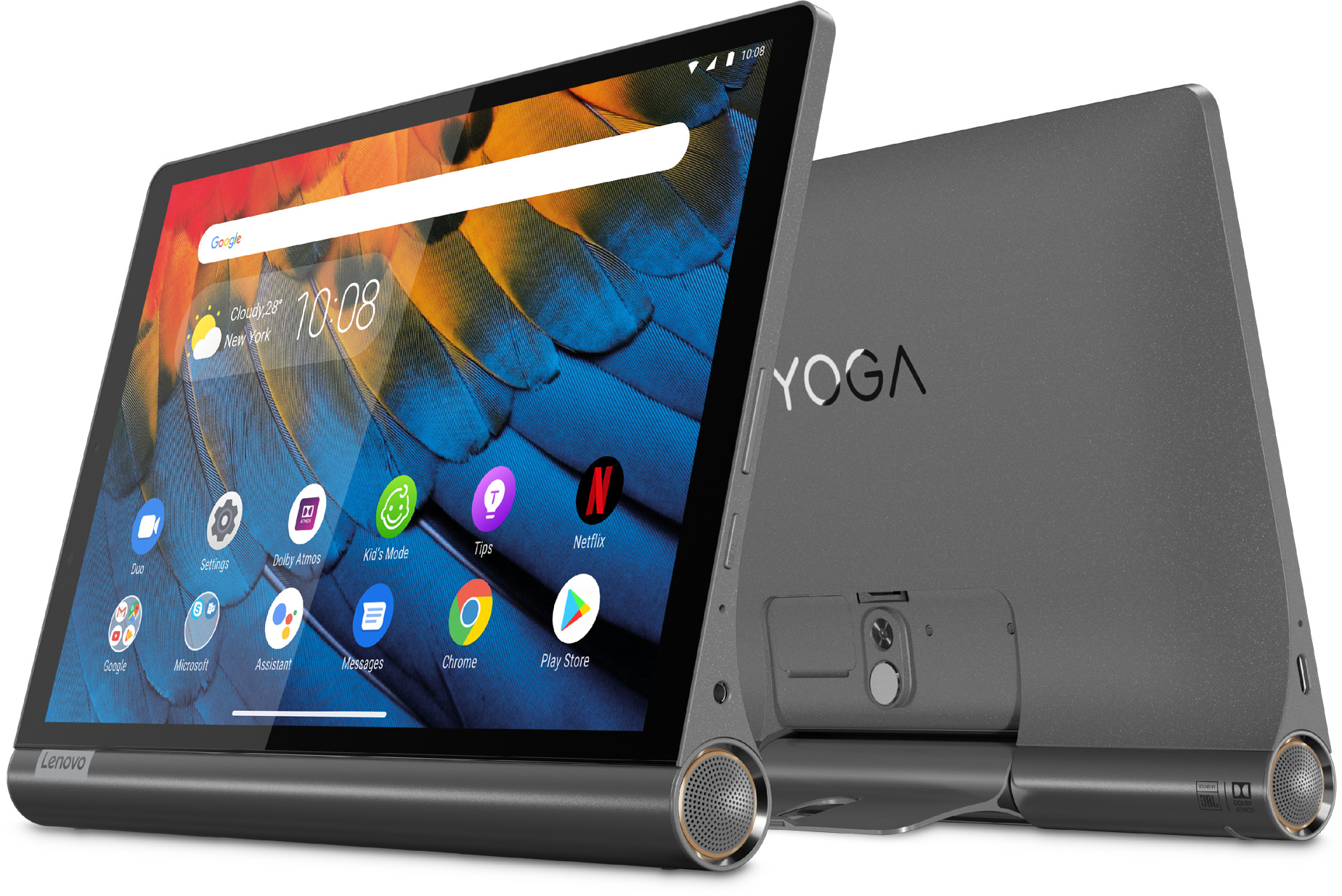LENOVO Yoga Smart Tab, Tablet, 64 GB, 10,1 Zoll, Schwarz