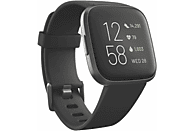 FITBIT Smartwatch Versa 2 NFC Aluminium, Gr. S&L, schwarz/carbon