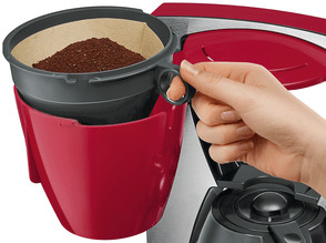 BOSCH TKA6A684 Kaffeemaschine Rot/Anthrazit