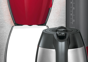 BOSCH TKA6A684 Kaffeemaschine Rot/Anthrazit