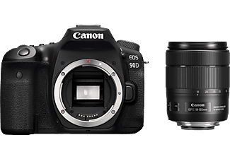 CANON EOS 90D Body + EF-S 18-135mm f/3.5-5.6 IS USM - Fotocamera reflex Nero