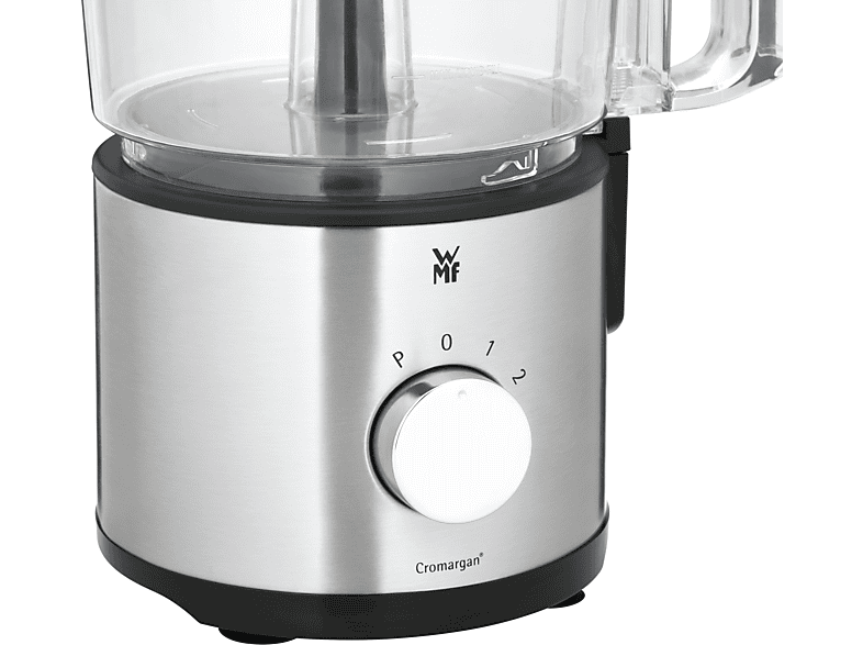 Thumbnail - WMF 04.1664.0011 Kult X Kompaktküchenmaschine Chromargan Matt/Transparent (Rührschüsselkapazität: 2 l, 500 Watt)