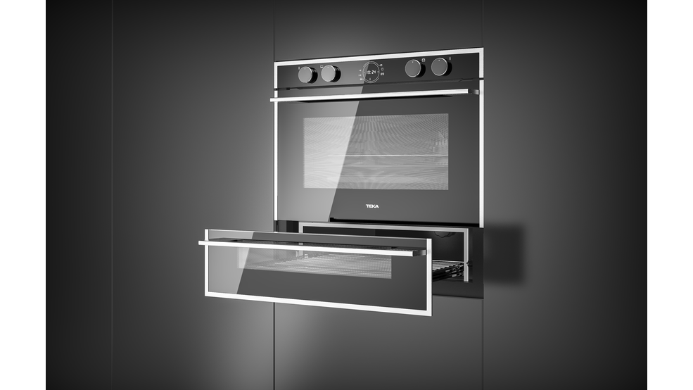 Horno - Teka HLD 45.15, Multifunción, 5 funciones, 60 cm, 59.5 cm, 2505 W, A, Inox + Negro
