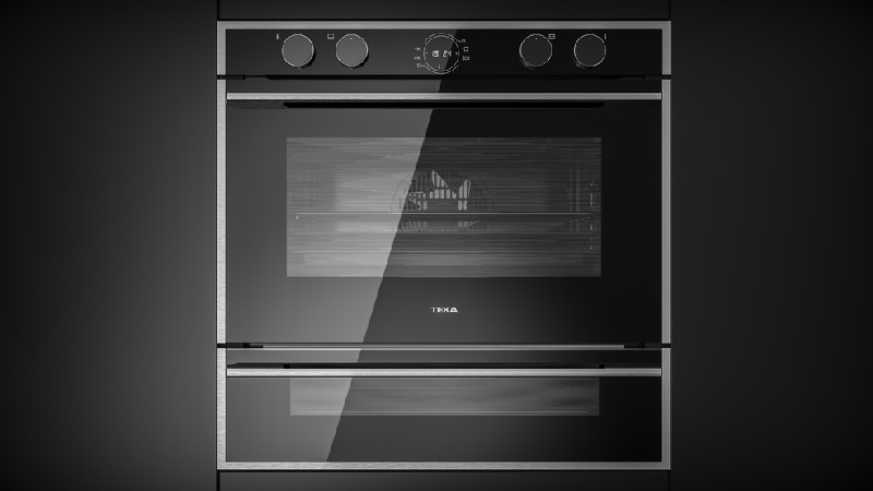 Horno - Teka HLD 45.15, Multifunción, 5 funciones, 60 cm, 59.5 cm, 2505 W, A, Inox + Negro