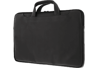 DELTACO Notebook-väska, upp till 15,6", Konstläder, vaddering, starka handtag - Svart (NV-792)