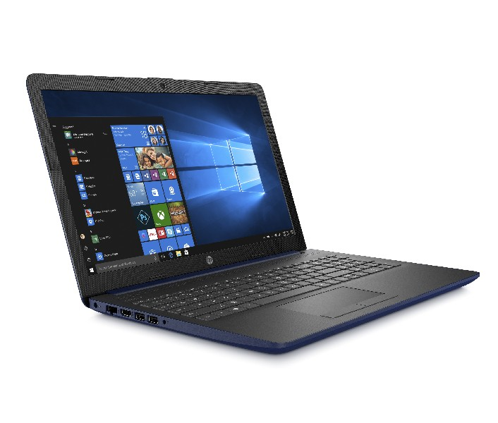 Portátil - HP 15-db1005ns, 15.6" HD, AMD Ryzen™ 5 3500U, 8 GB RAM, 256 GB, W10, Azul y plata