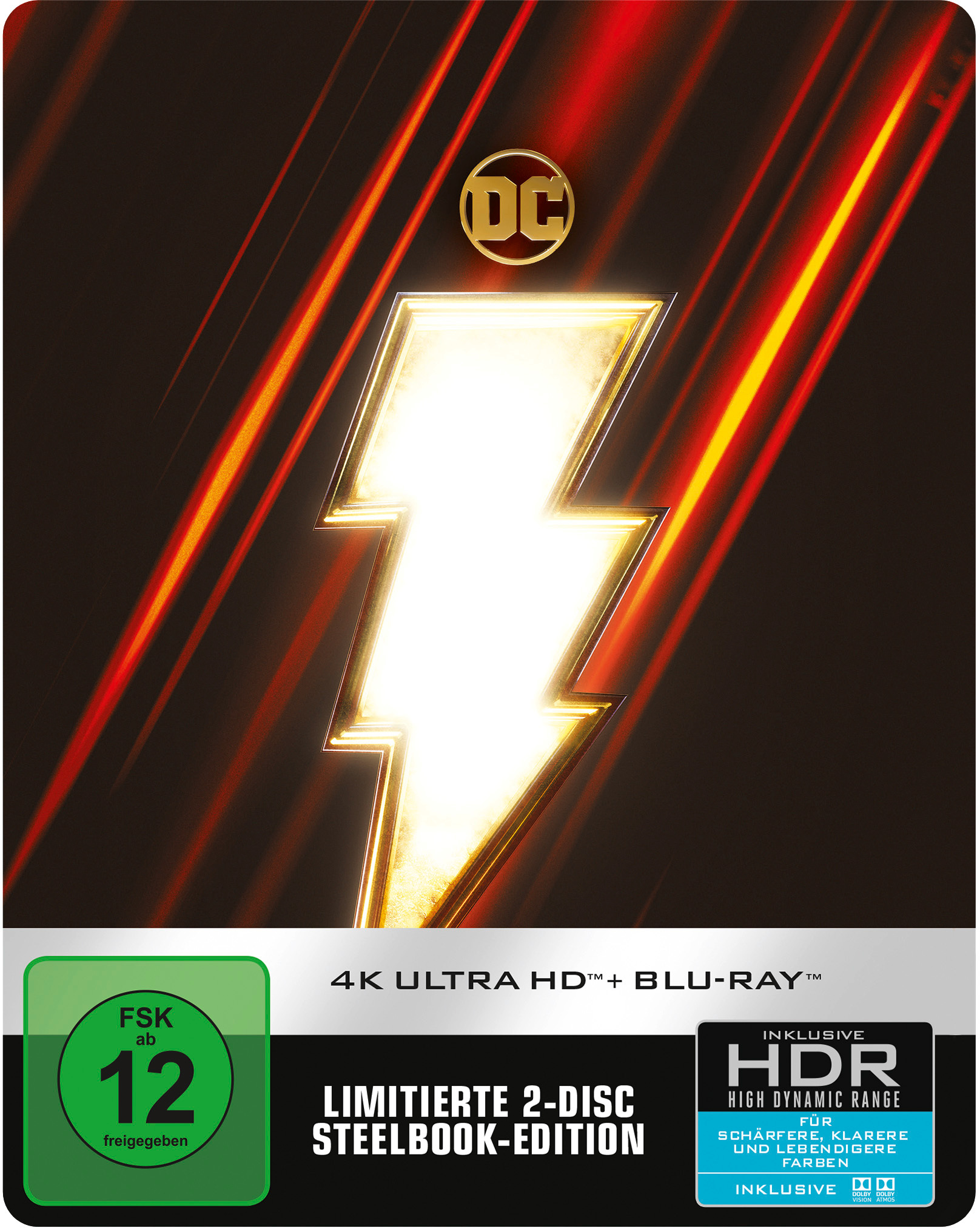 Shazam! (Steelbook) 4K Ultra HD Blu-ray + Blu-ray