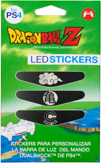 Blade Dragon Ball PS4 3 Led Stickers Pack