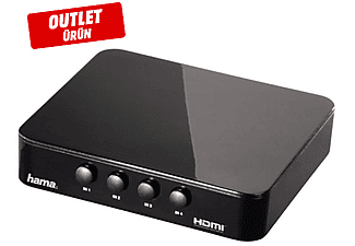 HAMA 83186 HDMI Switcher (Değiştirici) "G-410" 4G/1Ç Outlet 1061306