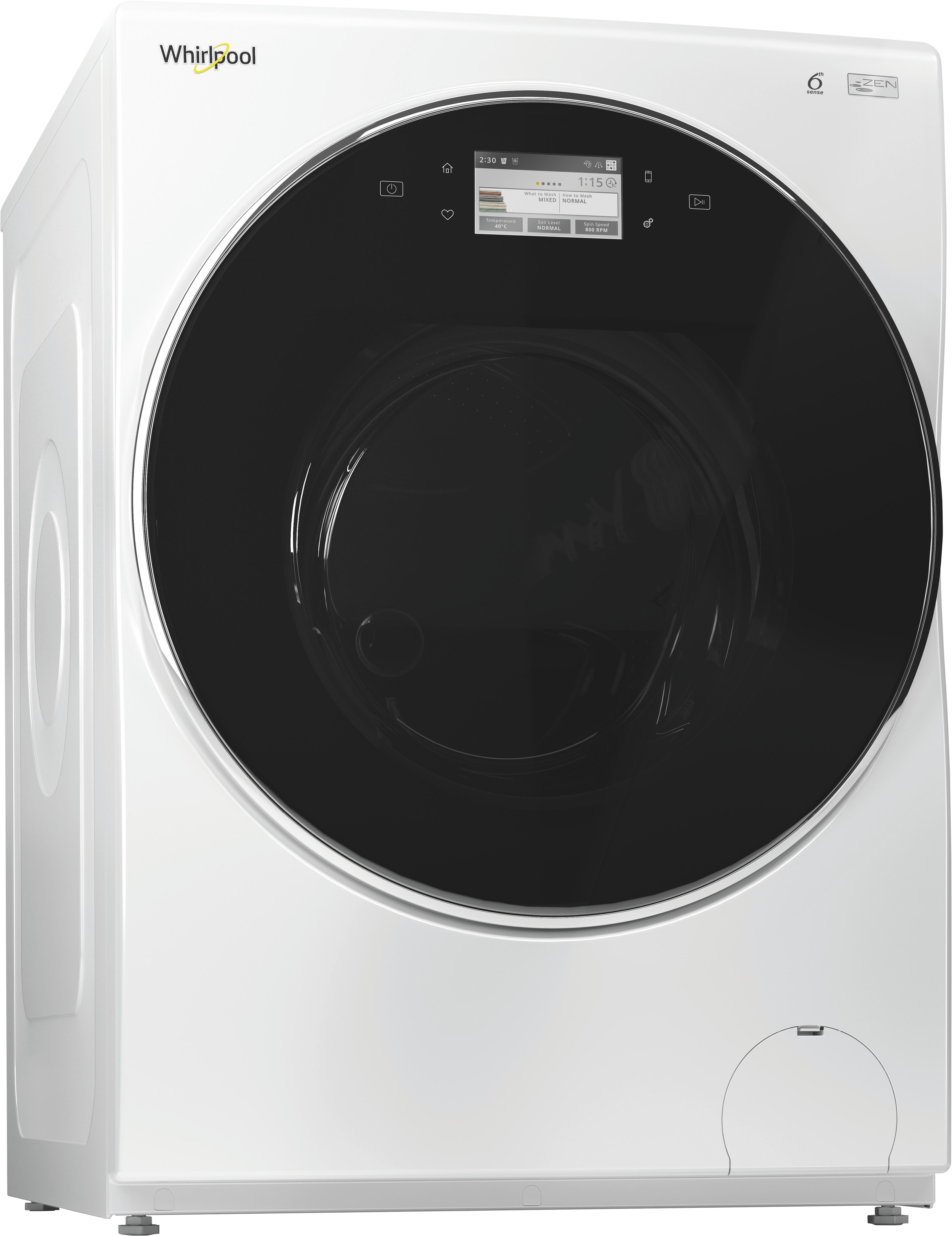 WHIRLPOOL FRR12451 - Waschmaschine (12 kg, Weiss)