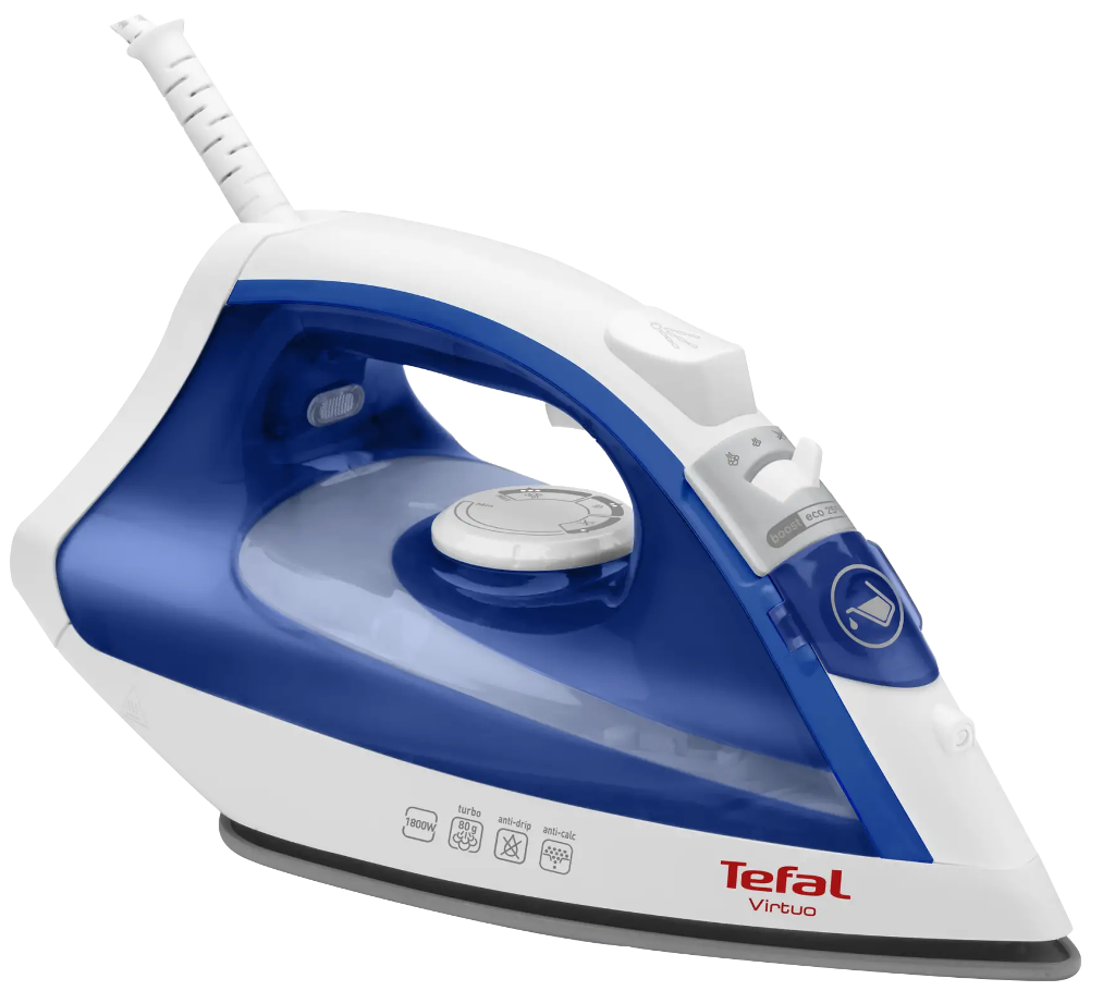 TEFAL FV1711E0 Virtuo gőzölős vasaló 1800 W sötétkék