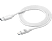 CELLULARLINE Power Cable 60 cm - USB-C auf Lightning Datenkabel (Weiss)