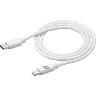 CELLULAR LINE Power Cable 60 cm - USB-C auf Lightning Datenkabel (Weiss)