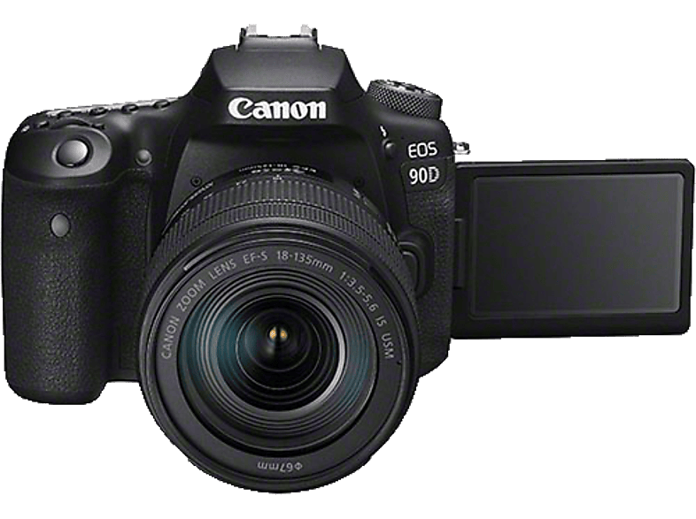 CANON EOS 90D Kit Spiegelreflexkamera, 32,5 Megapixel, 18-135mm ...