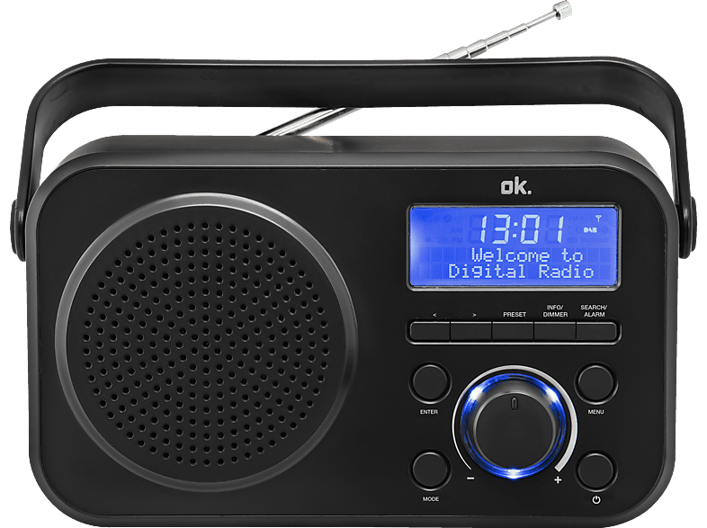 OK. ORD 210 DAB+ Digitalradio, Digital, DAB, DAB+, FM