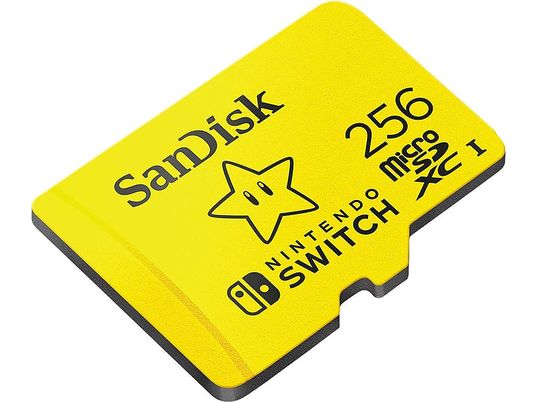 SANDISK Nintendo Switch - MIC-SDX Extreme 256GB - Speicherkarte (Gelb)