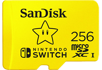SANDISK Nintendo Switch - MIC-SDX Extreme 256GB - Carte mémoire (Jaune)